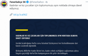 Fenerbahçe, İstanbul Sözleşmesi
