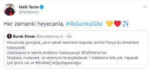Fatih Terim, Burak Elmas, Galatasaray